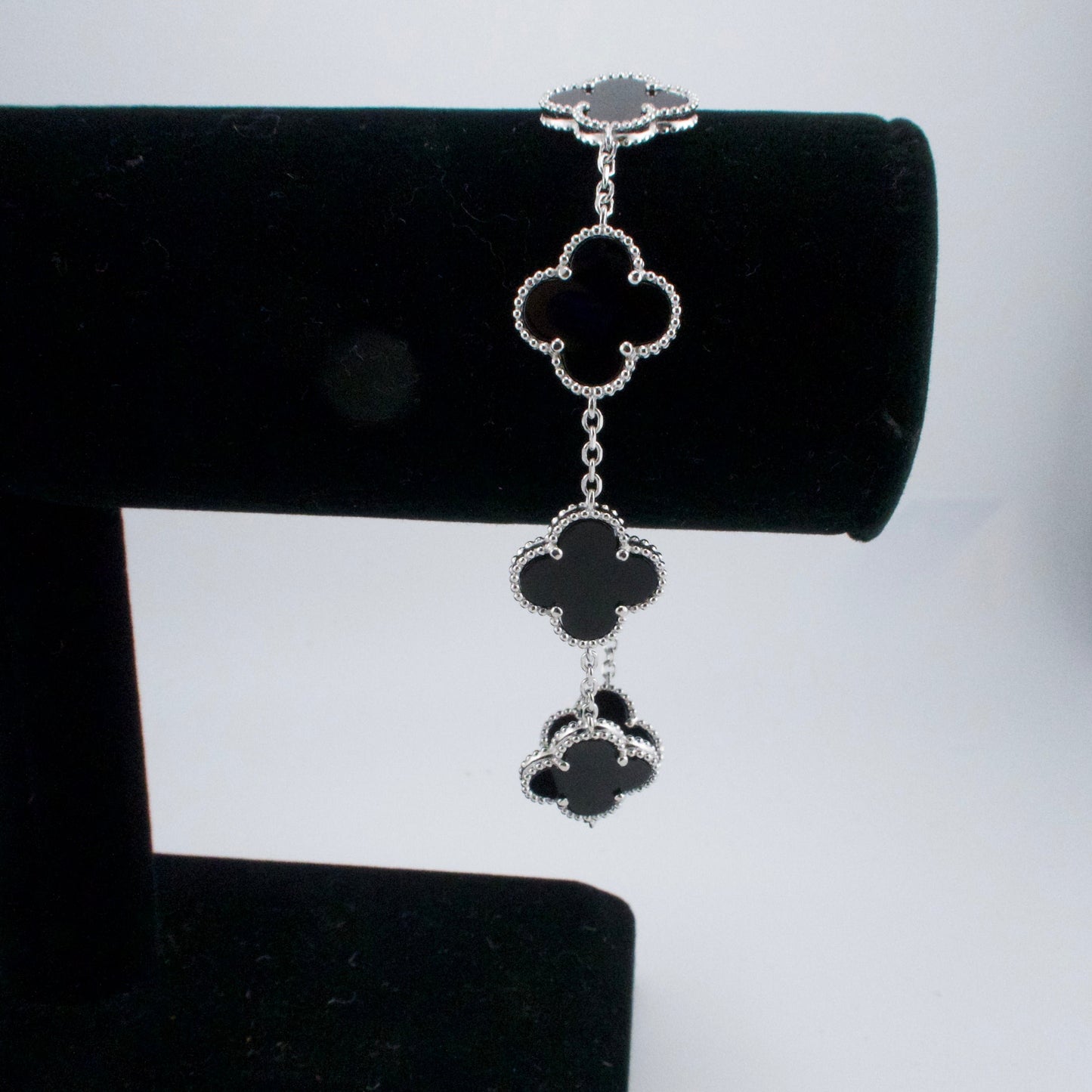 Sterling Silver Clover Bracelet