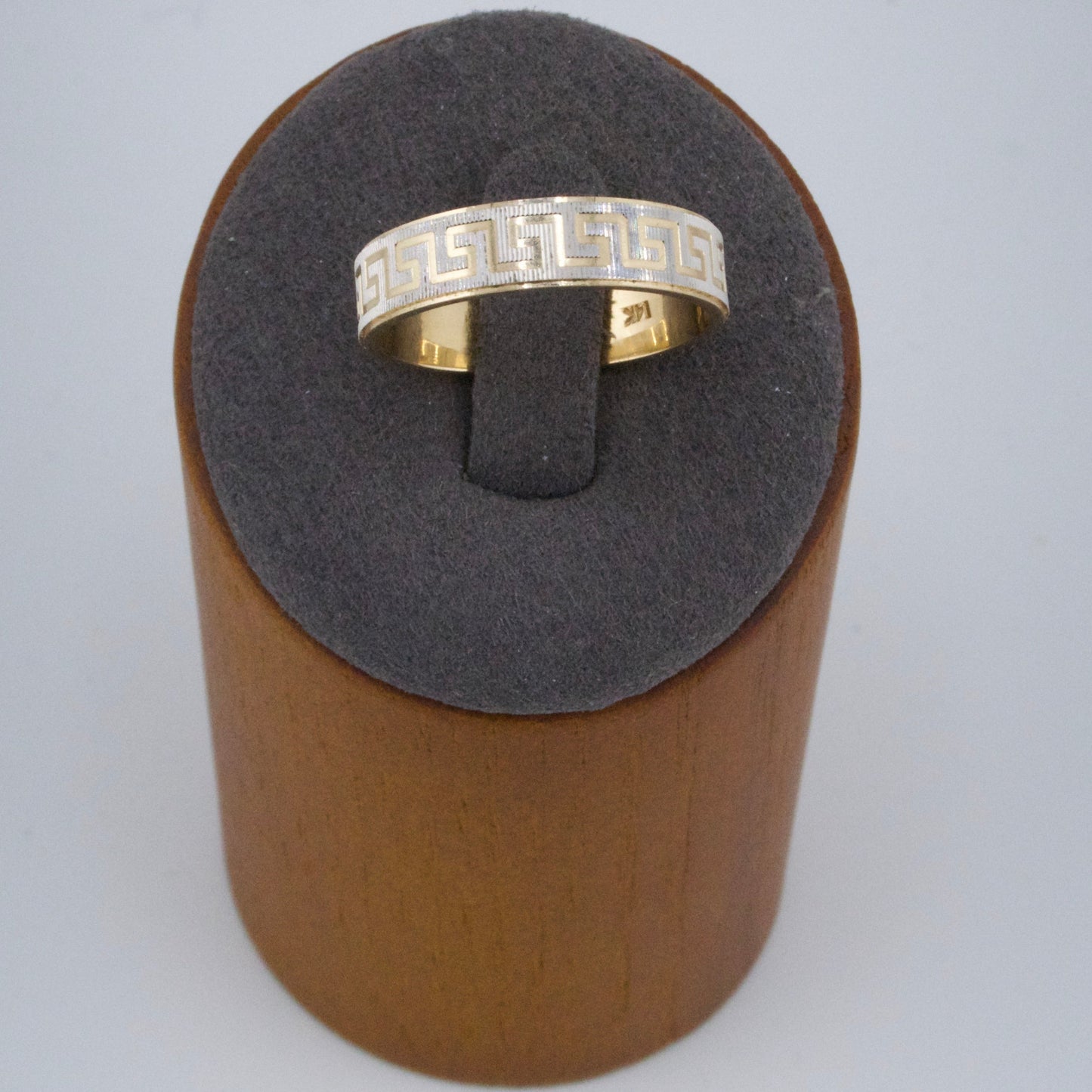 Gold Versace Pattern Male Ring
