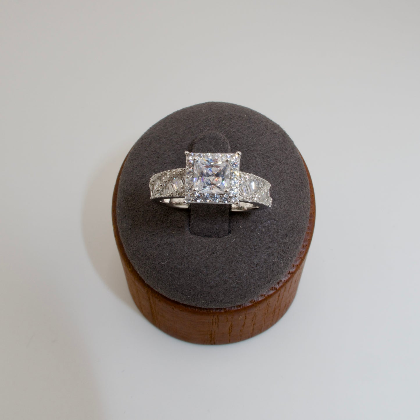 Sterling Silver Square Woman Ring