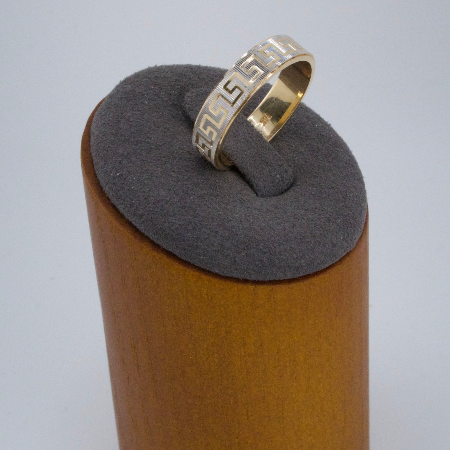 Gold Versace Pattern Male Ring