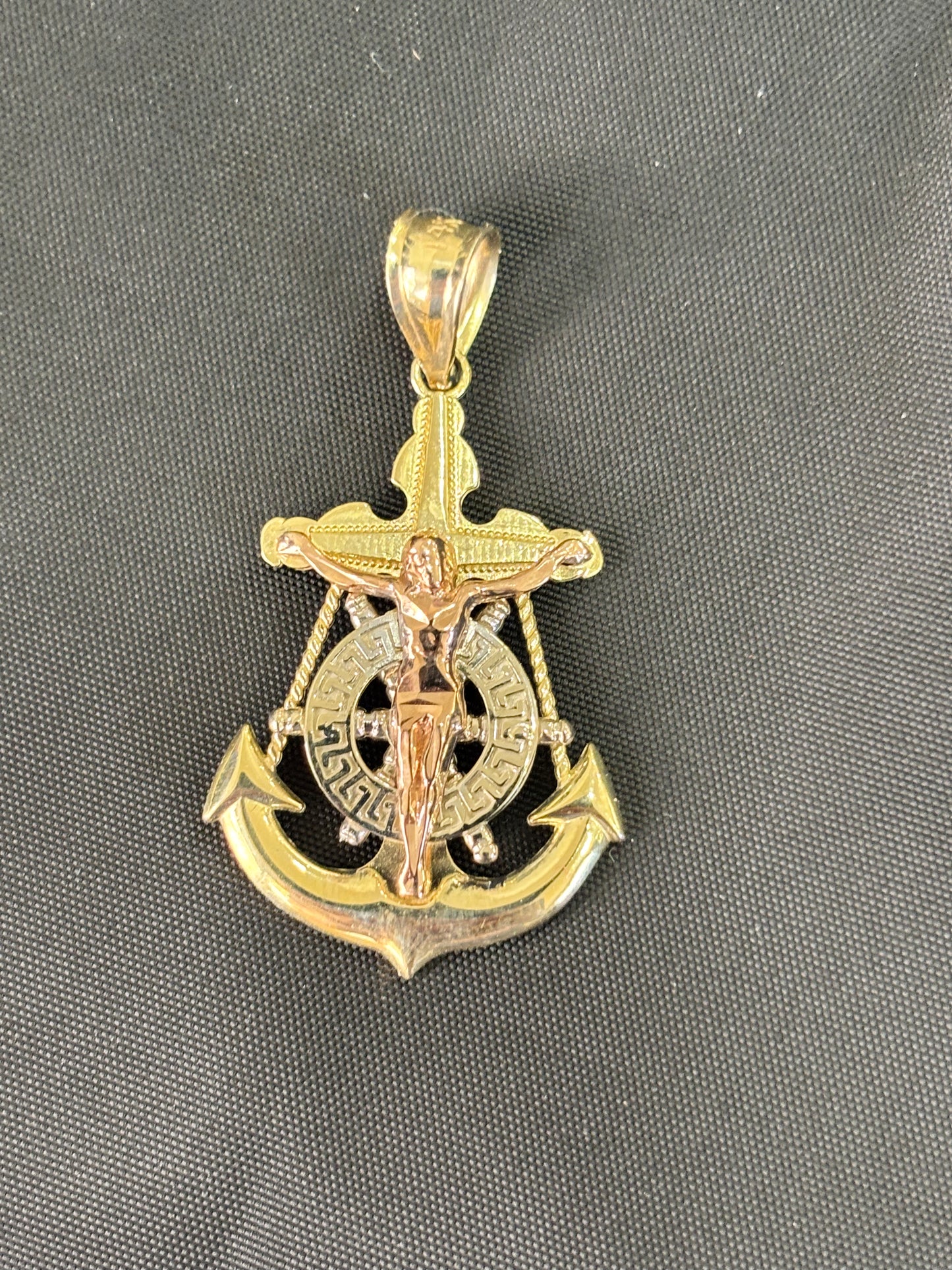 Anchor Christ pendant