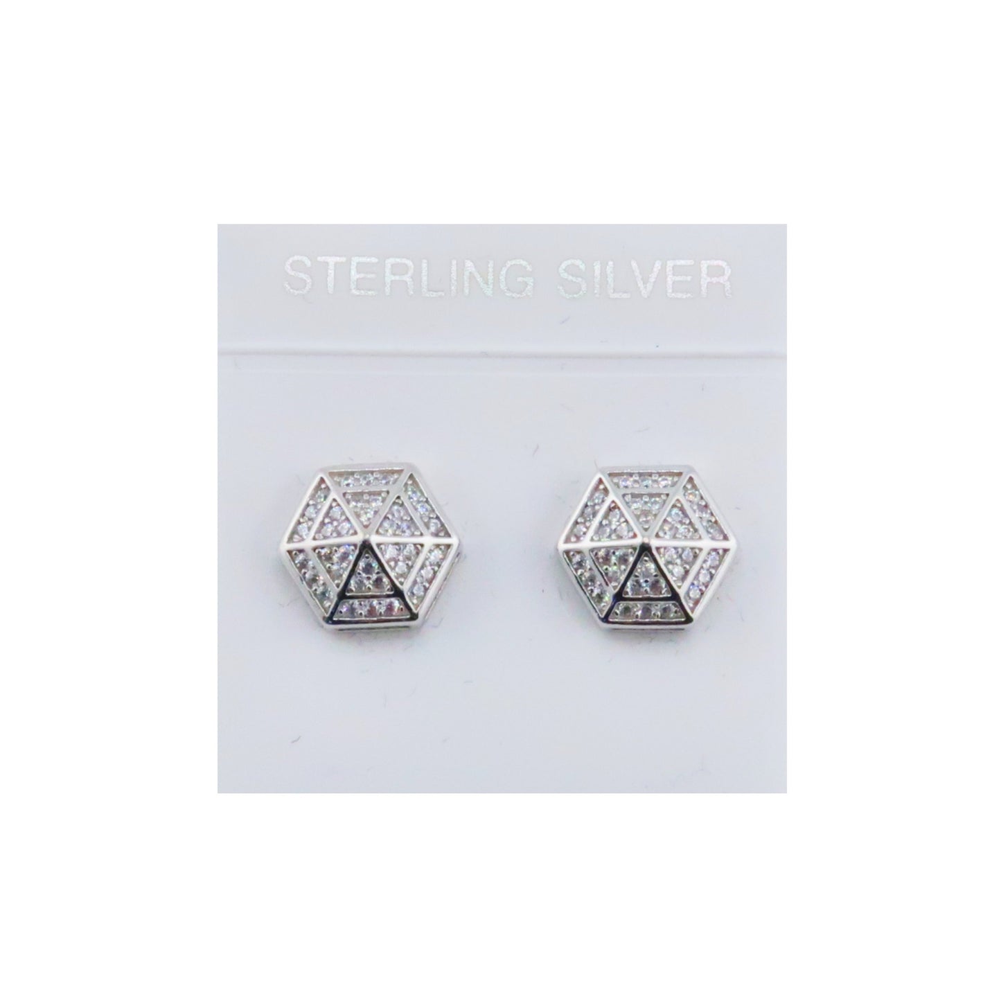 Hexagon Style Earrings