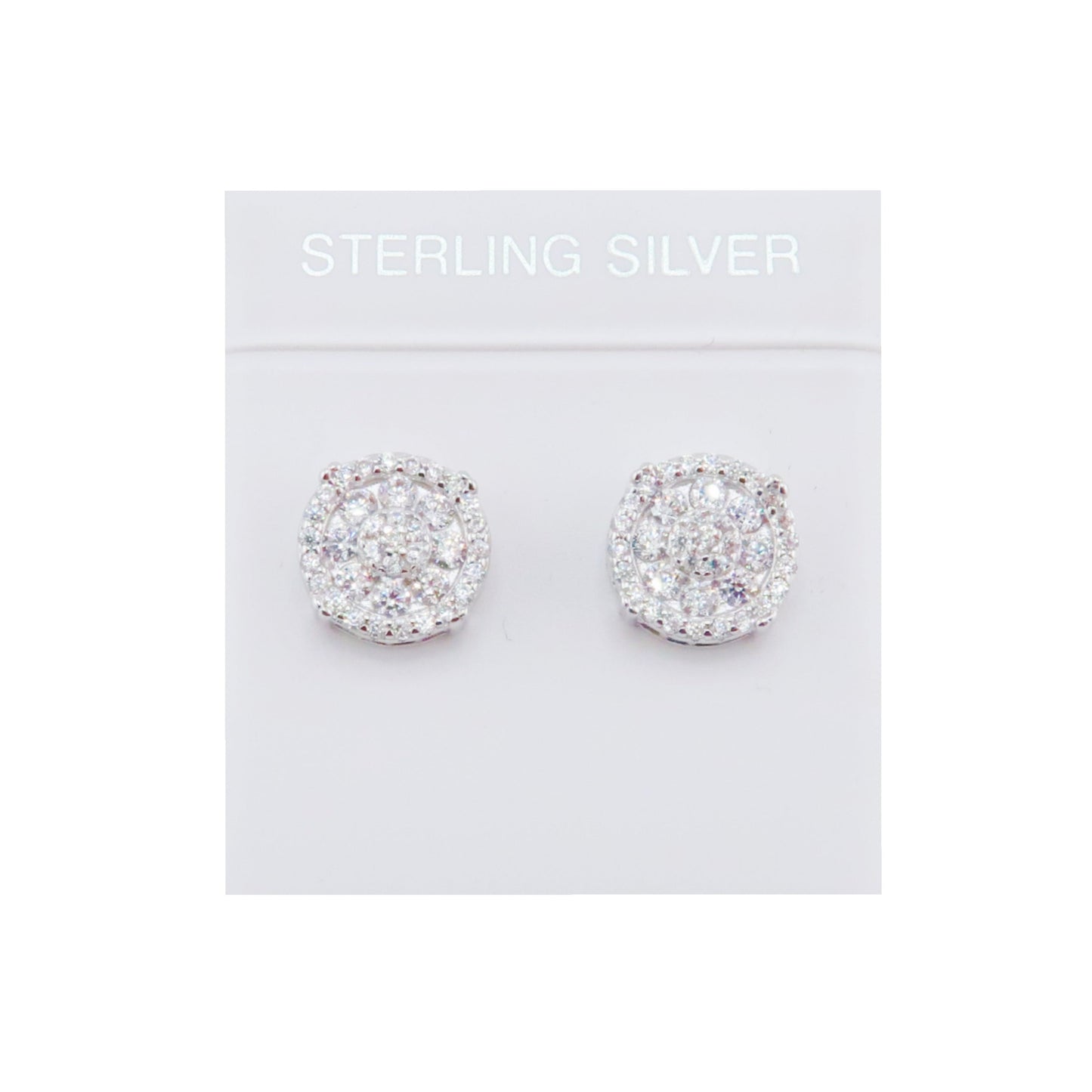 Round Zirconia Earrings