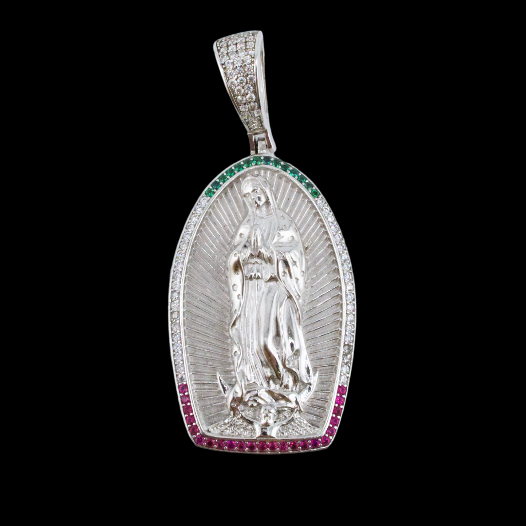 Sterling Silver Virgin Mary Pendant