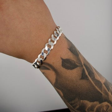 Sterling Silver Cuban Link Bracelet