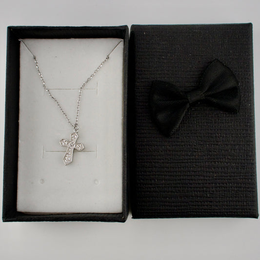 Sterling Silver Cross Necklace Gift