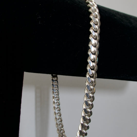 Sterling Silver Curb Bracelet