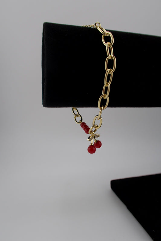 Cherry bracelet