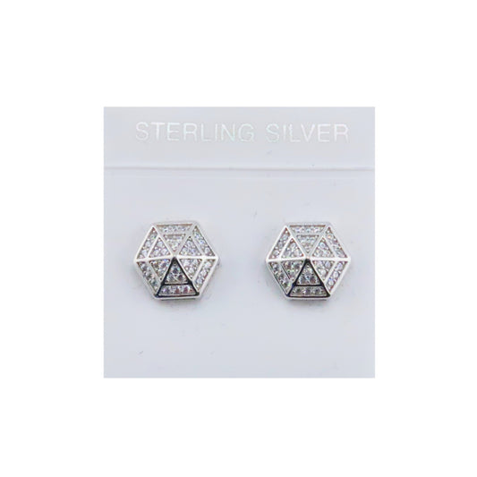 Hexagon Style Earrings