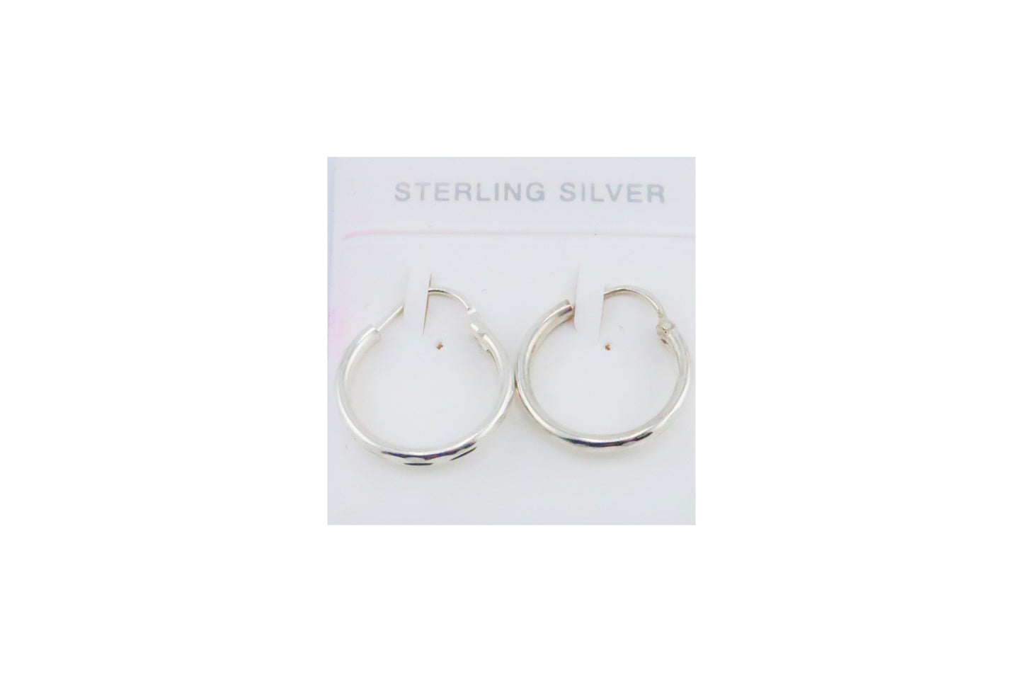 Silver Hoops