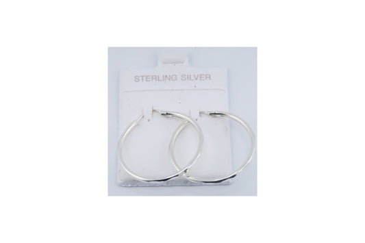 Silver Hoops