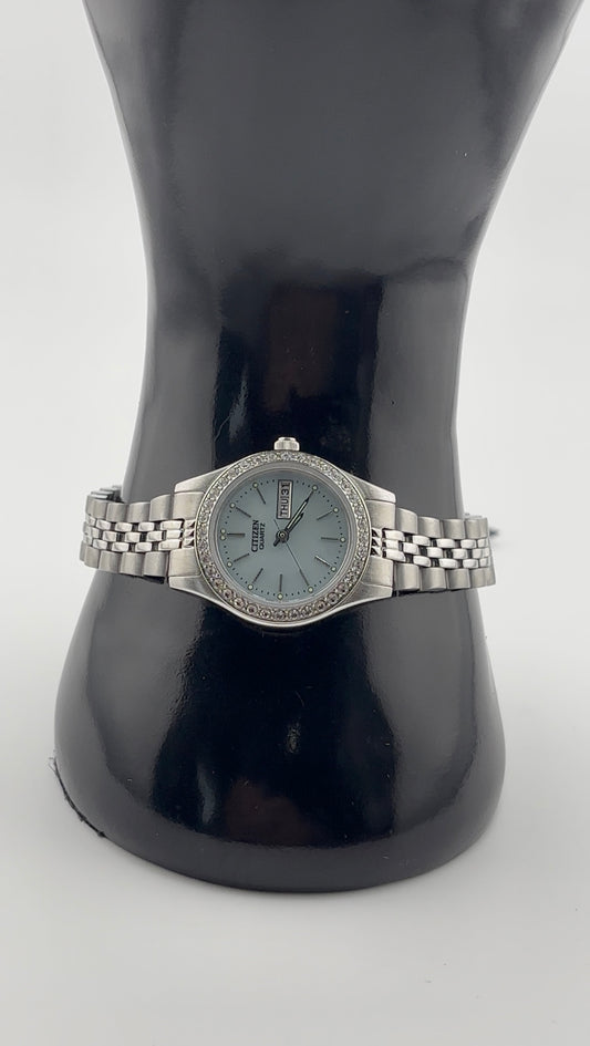 blue dial citizen watch