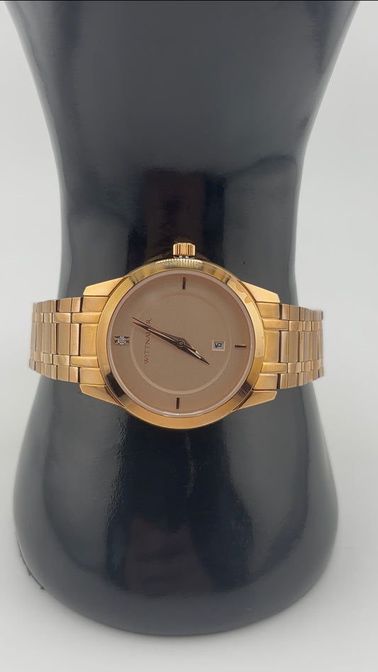 rose gold color citizen watch