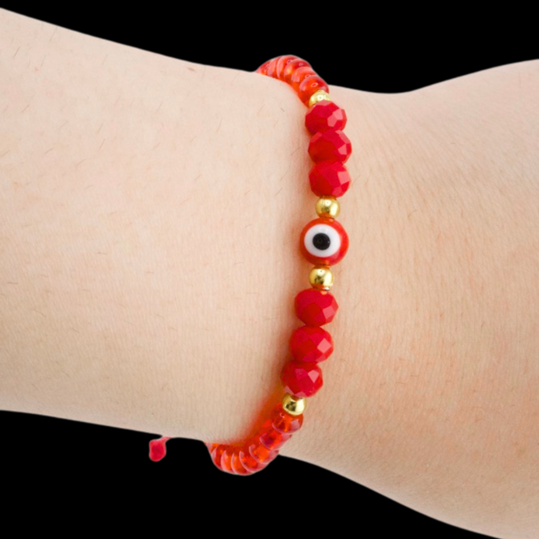 Red Evil Eye Unisex Adjustable Bracelet